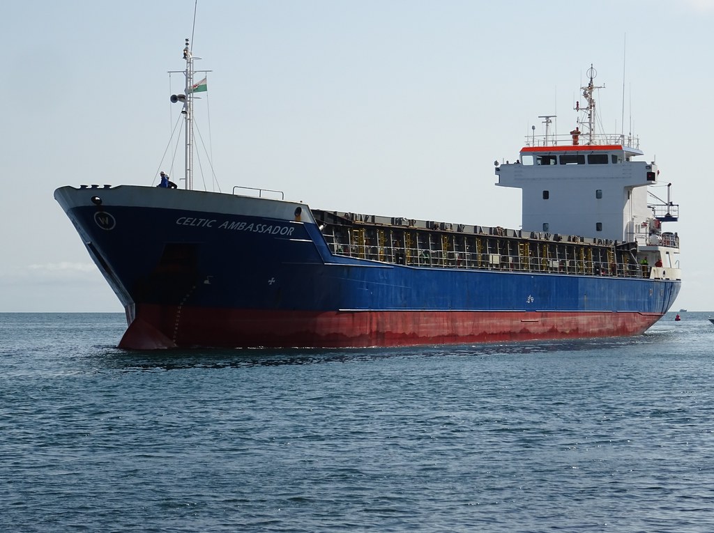 M.V.CELTIC AMBASSADOR (IMO: 9006370) AIS Vessel Type Cargo_Call Sign: 2HXM5 (MMSI: 235107439)  Charles M Willie & Co (Shipping) Ltd