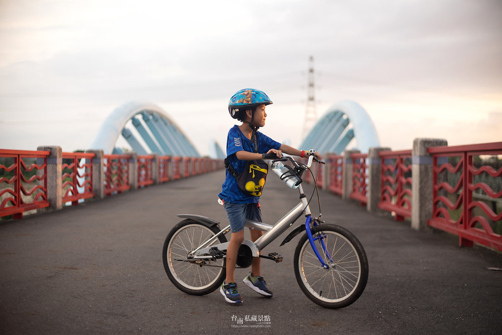 超棒的台南親子腳踏車 | 從茄拔國小到曾文溪渡槽橋 | 山海圳綠道善化段 24