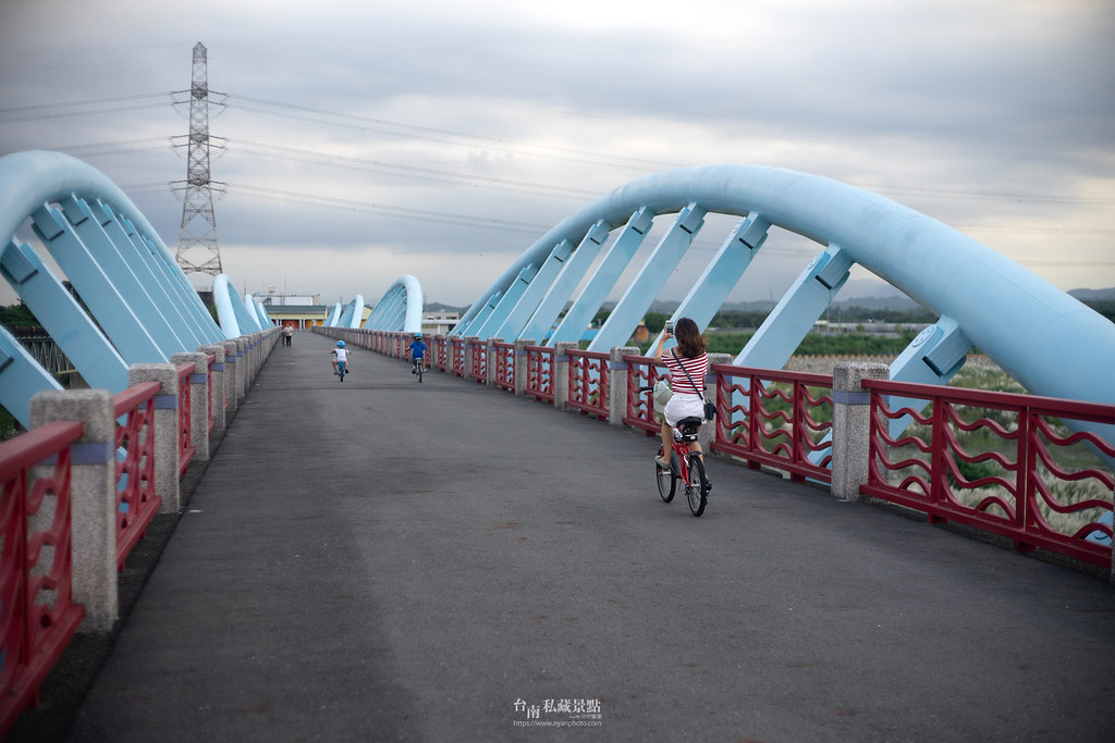 超棒的台南親子腳踏車 | 從茄拔國小到曾文溪渡槽橋 | 山海圳綠道善化段 12
