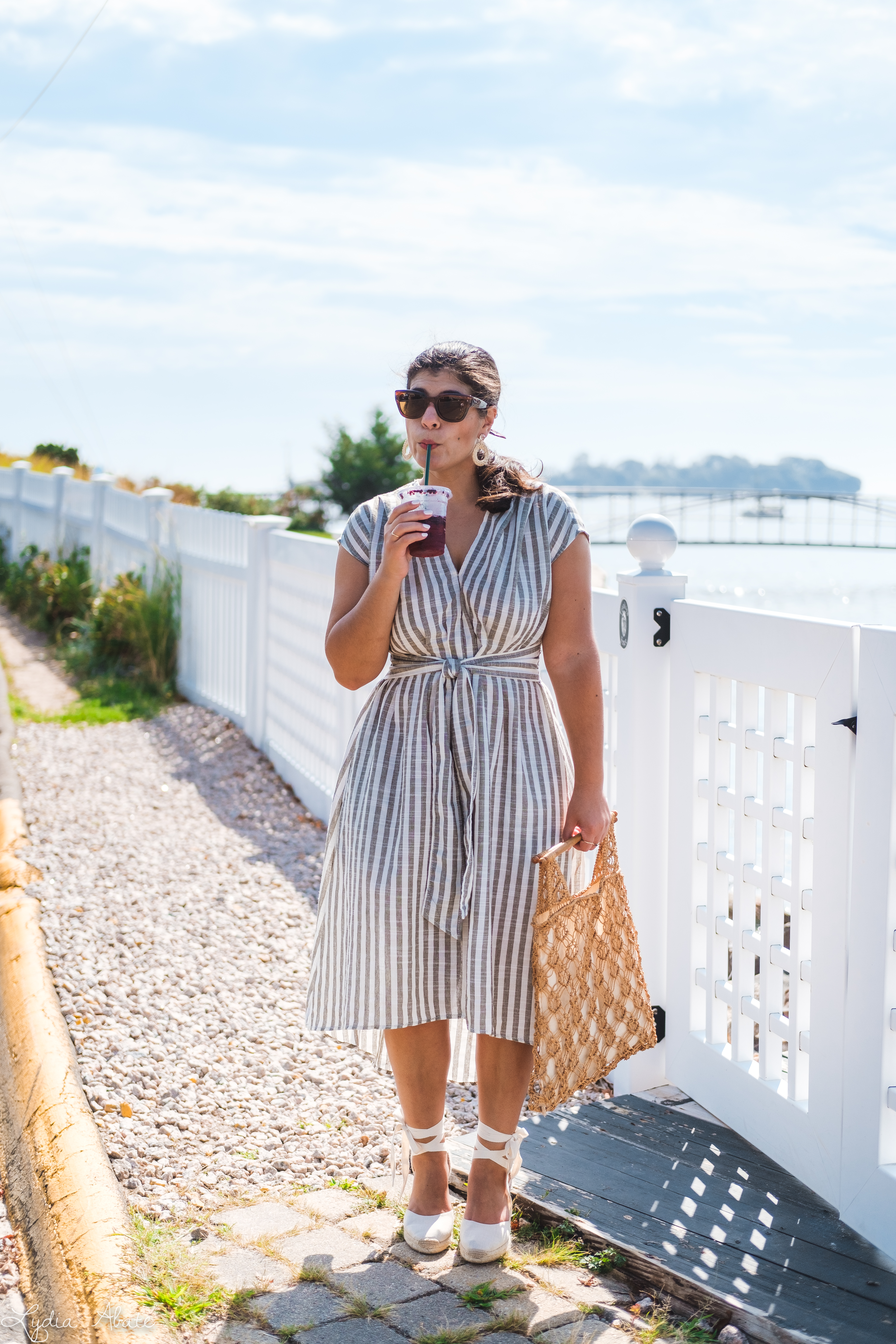 striped linen dress, macrame bag, white espadrilles-2.jpg