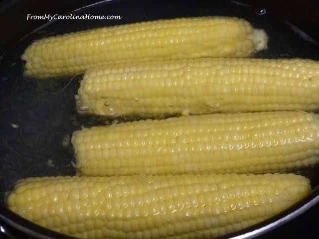 Harvest Corn at FromMyCarolinaHome.com