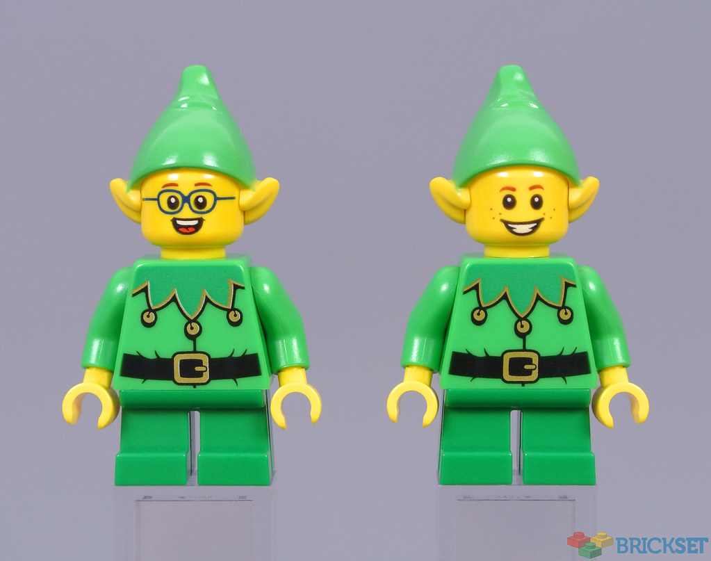 Lego 50 Christmas Elf Mini Figure Hat Headgear With Pointy Ears,bright Green Top 