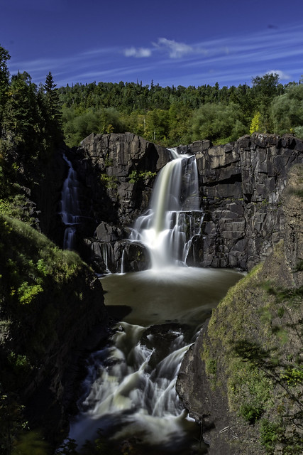 High Falls on the Pigeon River in Grand Portage State Park, Minnesota's North Shore