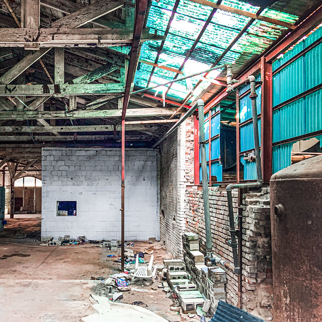 Abandoned Interior / industrial / room / Savannah Georgia
