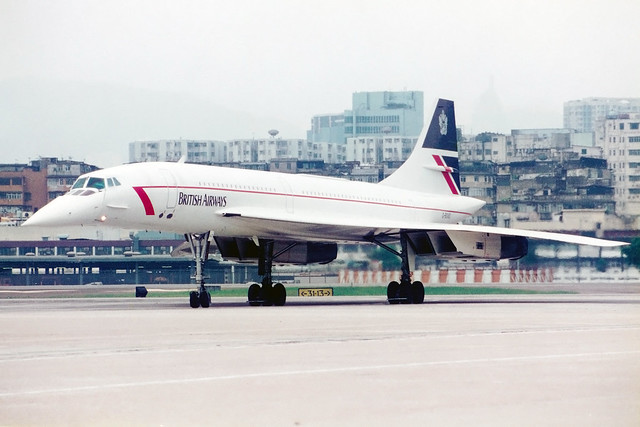 British Airways | Concorde | G-BOAD | Hong Kong Kai Tak