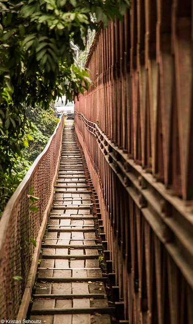 Footbridge, Laos