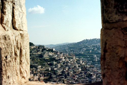 film pentaxspotmatic israel jerusalem landscape view blue
