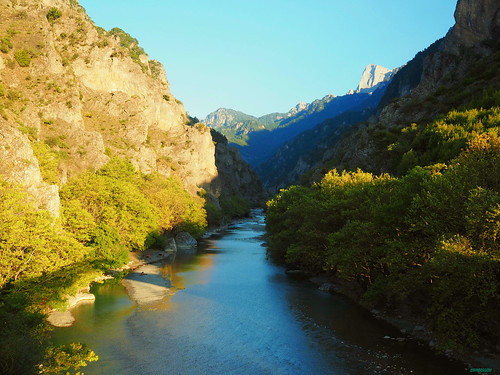 greece hellas konitsa ioannina river greatview nature wild
