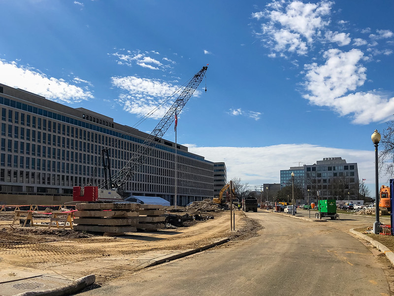 Eisenhower Memorial Under Construction (2018)