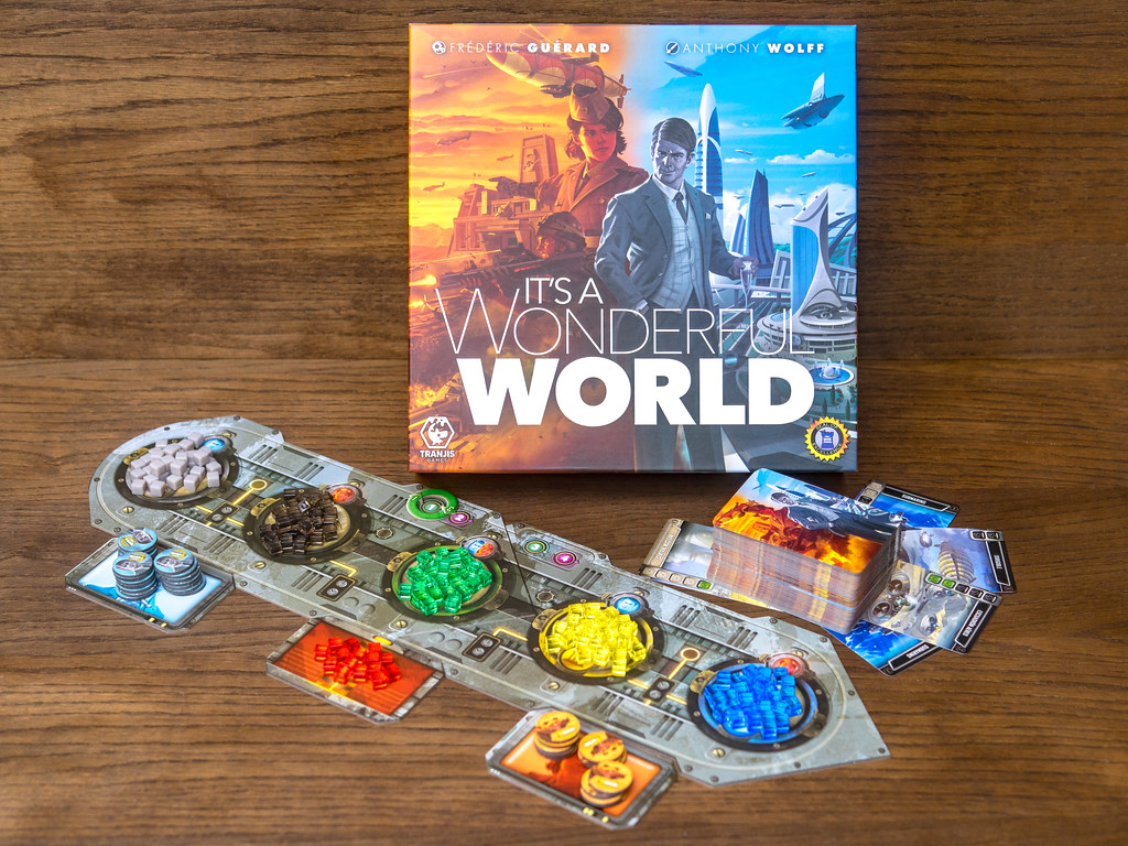 It's a Wonderful World + Guerra o Paz boardgame