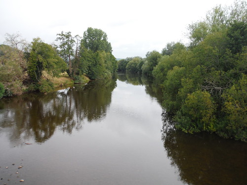 River Usk, from Crickhowell Bridge SWC Walk 370 Crickhowell Circular via Mynydd Llangatwg and Craig y Cilau