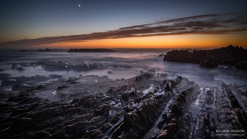 Moonrise on Samouqueira by Tintin44 - Sylvain Masson, Moonrise on Samouqueiraalgarve aljezur atlantique beach couchant ocean plage rogil seascape sky suns