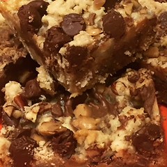 Chocolate Toffee Pecans Bars!