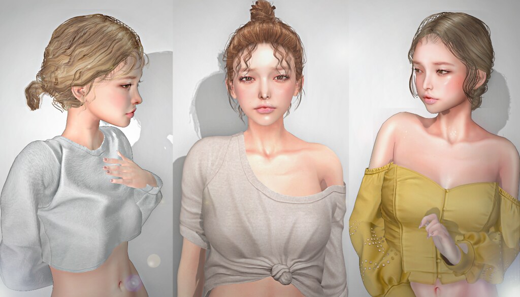 {amiable}new hairs @the Shinny Shabby("50%OFF SALE" &"GIVE AWAY").