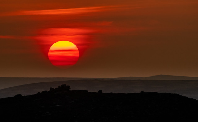 Over Owler Tor Sunset