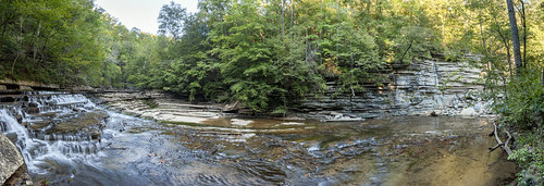 creek falls waterfall panorama hdr overton county tennessee tn landscape flatcreekfalls flatcreek stream river water uppercumberland