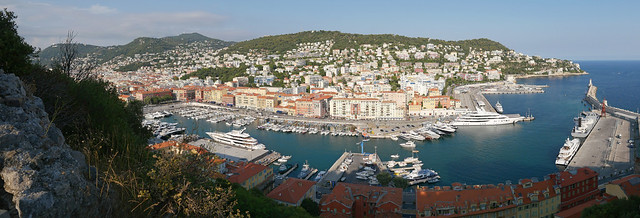 Port de Nice en panoramique