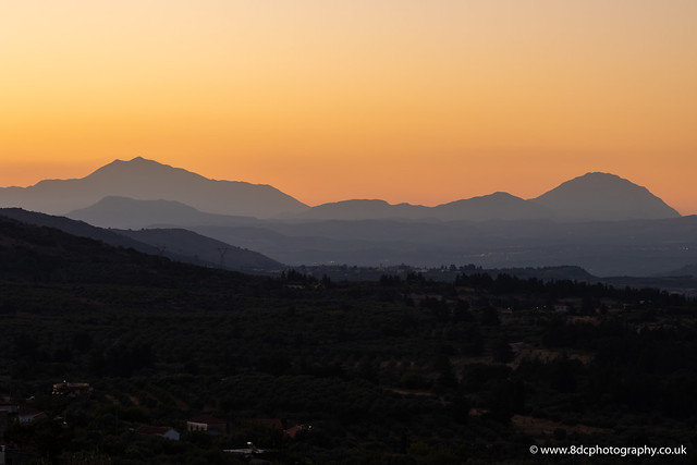Sunrise over Northern Crete