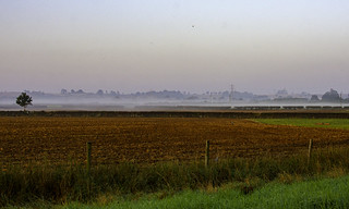 the morning mist clearing at Hambleton Rutland