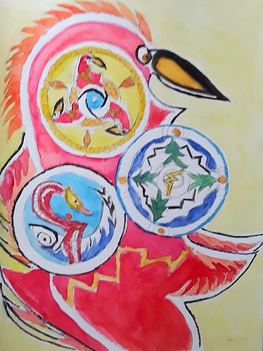 sandranestle gilda illustration artbook childrens book originaldesign art paintings watercolor