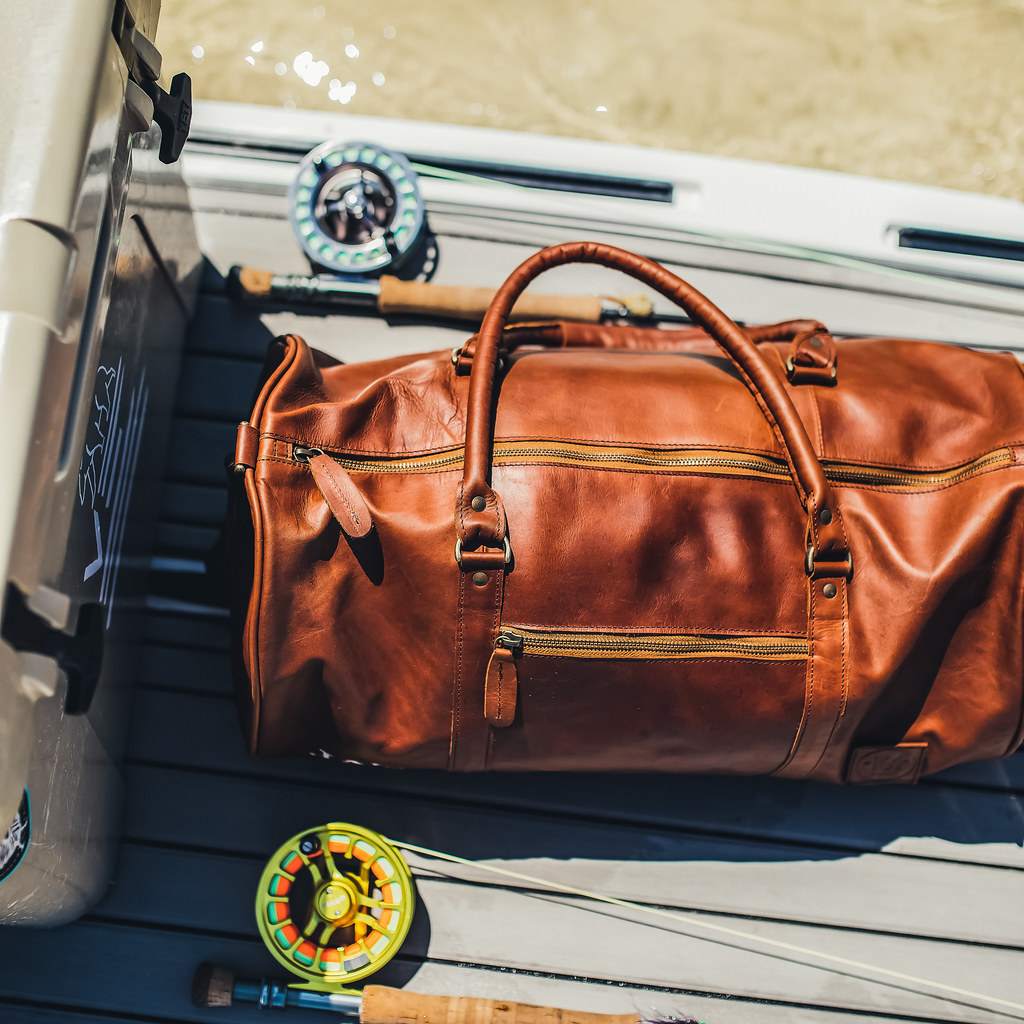 Brown Leather Duffle Bag | #brownleather #brownleatherduffle… | Flickr