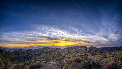 arizona phoenix southmountain sunset tonemapped hdr clouds sun cactus panorama mountains goldenhour