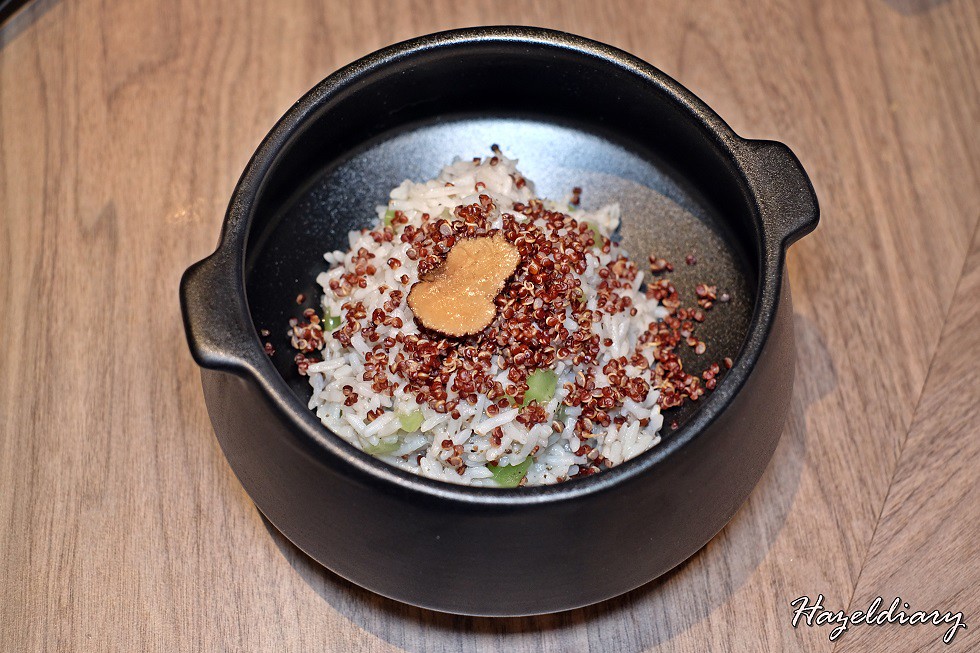 Braised Rice with Red Quinoa and Black Truffle-Si Chuan Dou Hua UOB Plaza