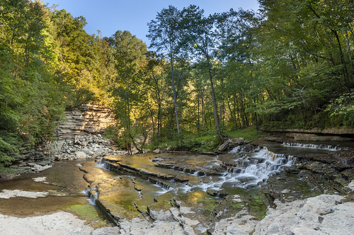 creek falls waterfall overton county tennessee tn landscape flatcreekfalls flatcreek stream river water