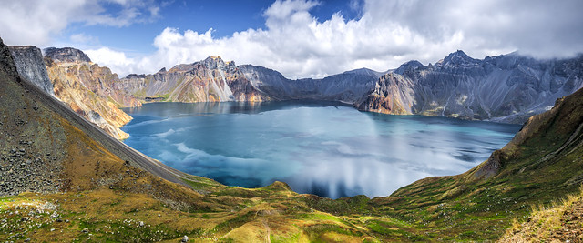 The heavenly lake of Tianchi