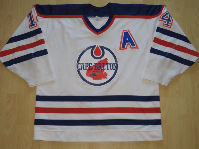 Cape Breton Oilers 1990 - 1991 Game Worn Jersey