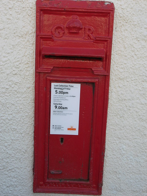 GR Post Box (W. T. Allen & Co., London), CT12 24, Manston