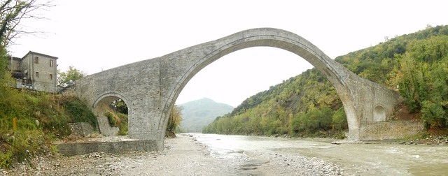 Plaka Bridge, Epirus, Greece