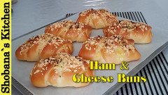 Ham & Cheese Buns / Easy Breakfast - Dinner Recipe / Shobanas Kitchen