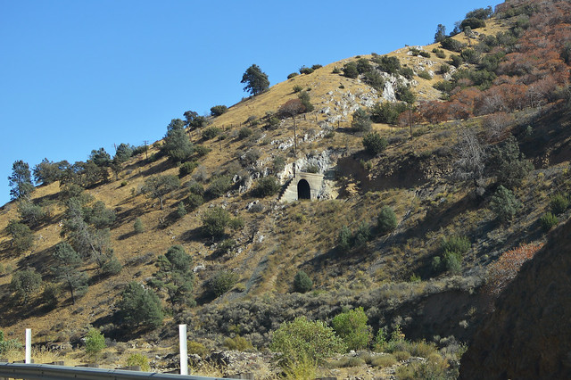 The tunnel from the road