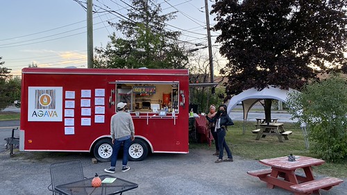 Agava Food Truck by mhaithaca, agava foodtruck outdoordining sunset