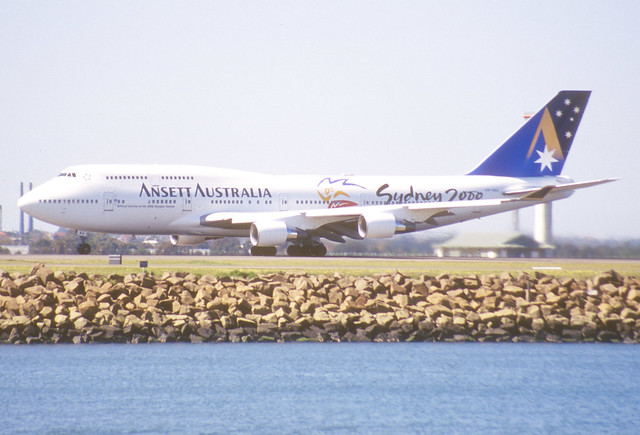 70cg - Ansett Australia Boeing 747-400; VH-ANA@SYD;04.09.1999