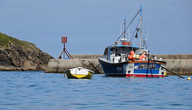 Port Isaac. Sept 2020. Orcades II Padstow. PW364