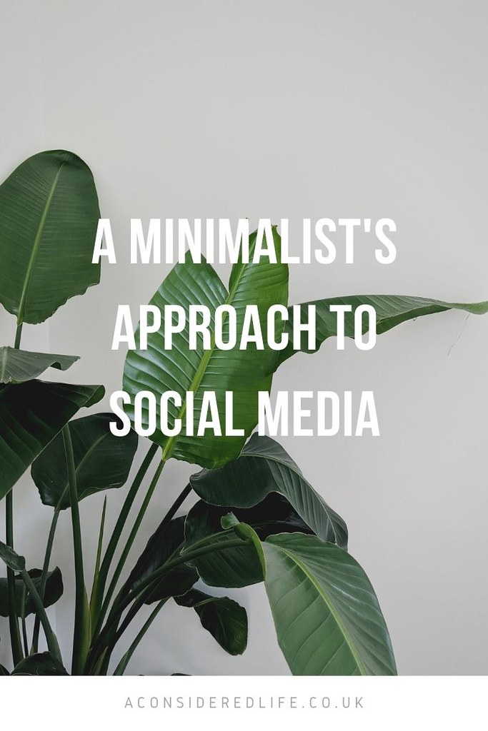 A Minimalist Approach To Social Media