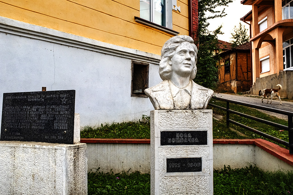 Monument to Communist partizans against Nazis--Vladimirovo