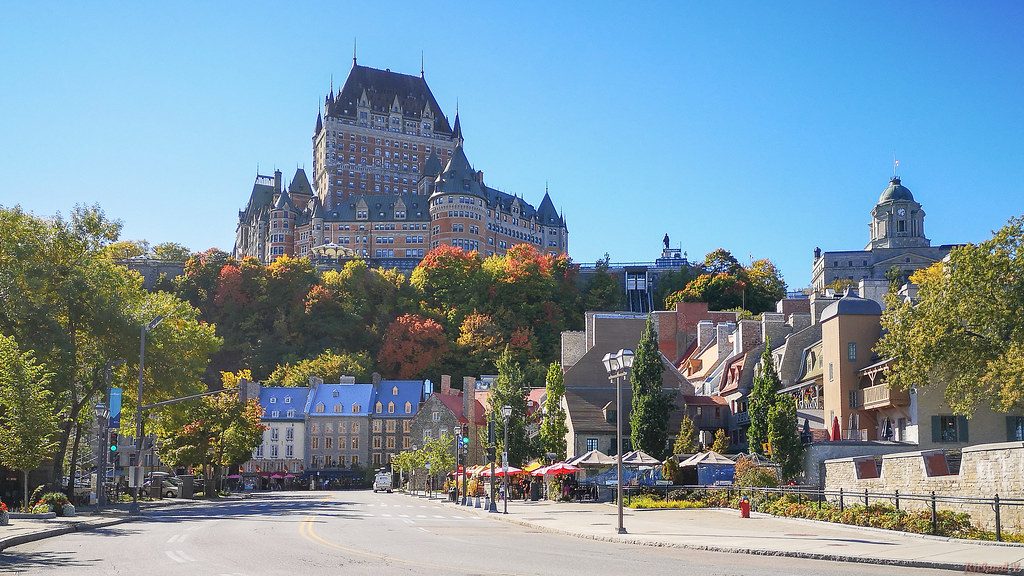 Château Frontenac, Automne, Autumn, Québec, Canada - 4715