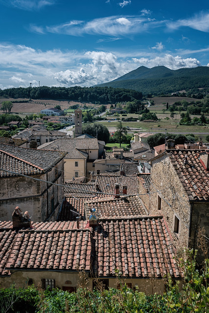 View over Sarteano // Trip to Toscany Italy