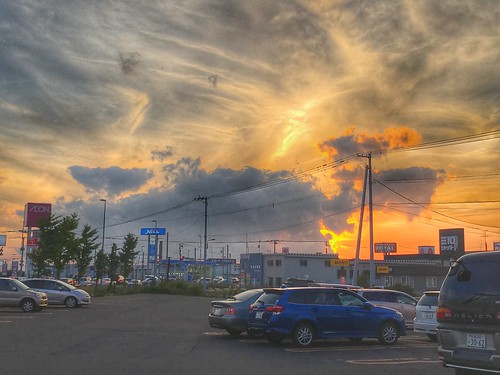 26september2020 edited processed hokkaido japan sunset clouds sky weather iwamizawa 25september2016