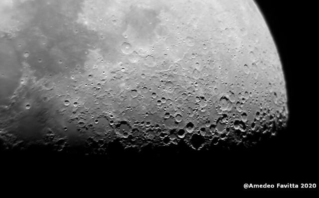 First Quarter Moon detail