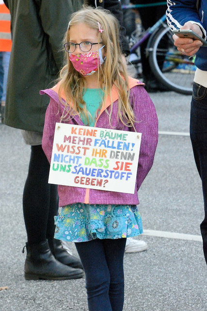 0477 Klimastreik - Demonstration  Fridays For Future in Hamburg am 25.09.2020.
