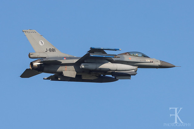 Lockheed-Martin F-16AM RNLAF (J-881/cn: 6D-98) FWIT 2019,Leeuwarden/NL