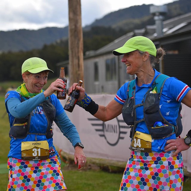 One well-earned beer! Thanks @jomunn50 for dragging me over the line, thanks for the photos #Photos4sale amazing event #poronuipassage Thanks @squadrun for the training!
