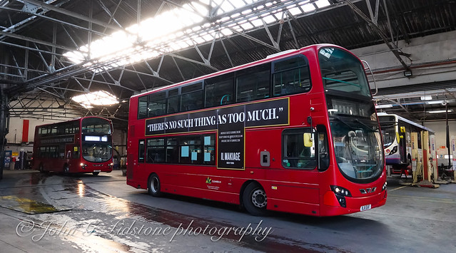 On delivery back to First Group (on loan from Ensignbus), former Thames Transit, new to First London Volvo B9TL / Wright Gemini 2 36143, BJ11 EAF for schools-only work