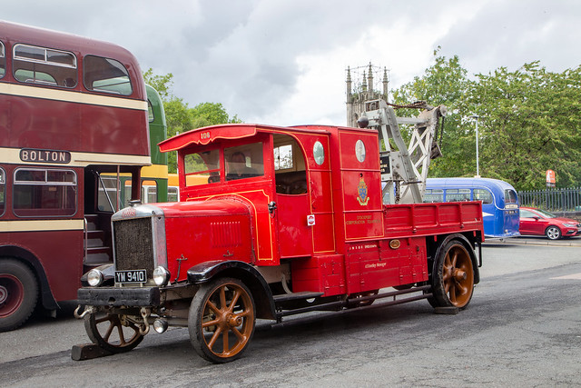 Stockport Corporation tow lorry, Museum of Transport Greater Manchester, August 2020