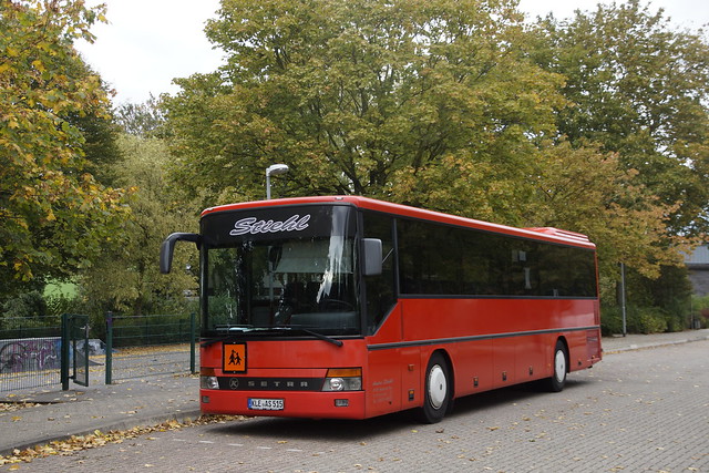 Setra S 315 UL Stiehl met kenteken KLE-AS 515 in Rees (Niederrhein) 27-09-2020