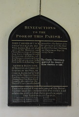 benefactors to the poor of this parish